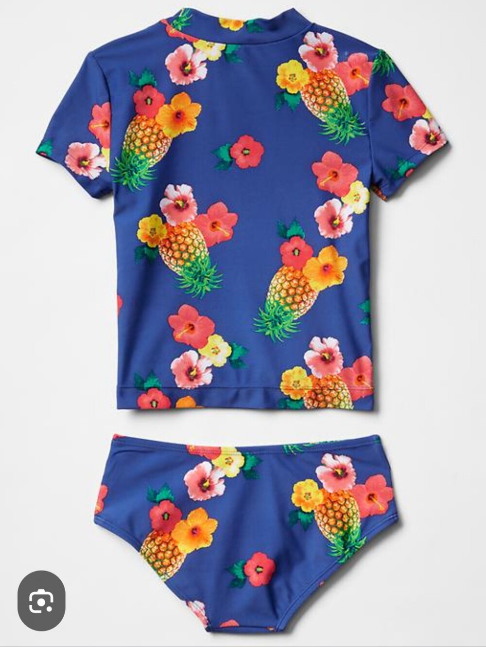 GAP Pineapple Rash Guard Top & Trunks New Size XL